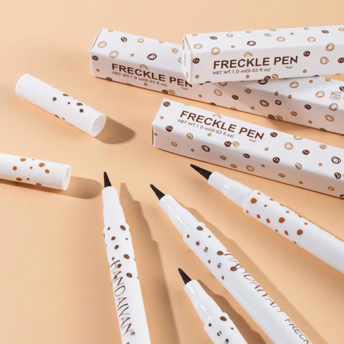HANDAIYAN Waterproof Freckle Pen – Natural Fake Spot Makeup Freckle Makeup Pen PRIMED