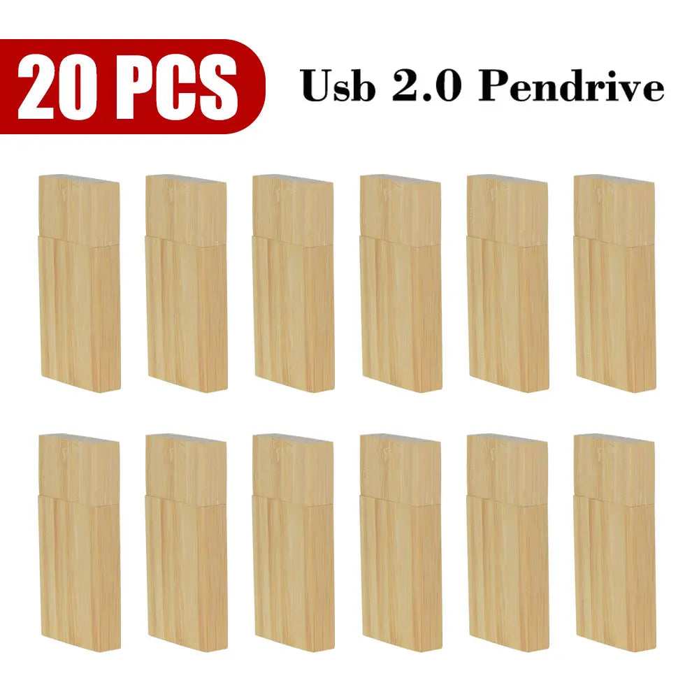 Custom Engraved Wooden USB Flash Drive 4GB–128GB | Bulk Gift Custom USB Flash Drive PRIMED 128 GB Bamboo-20 China Mainland