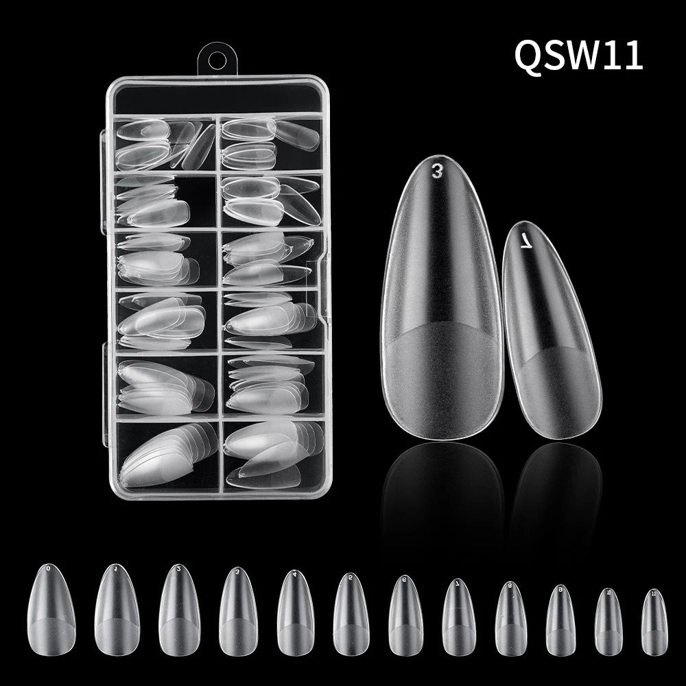 120pc French Press-On Nail Tips | Full Cover Acrylic Set