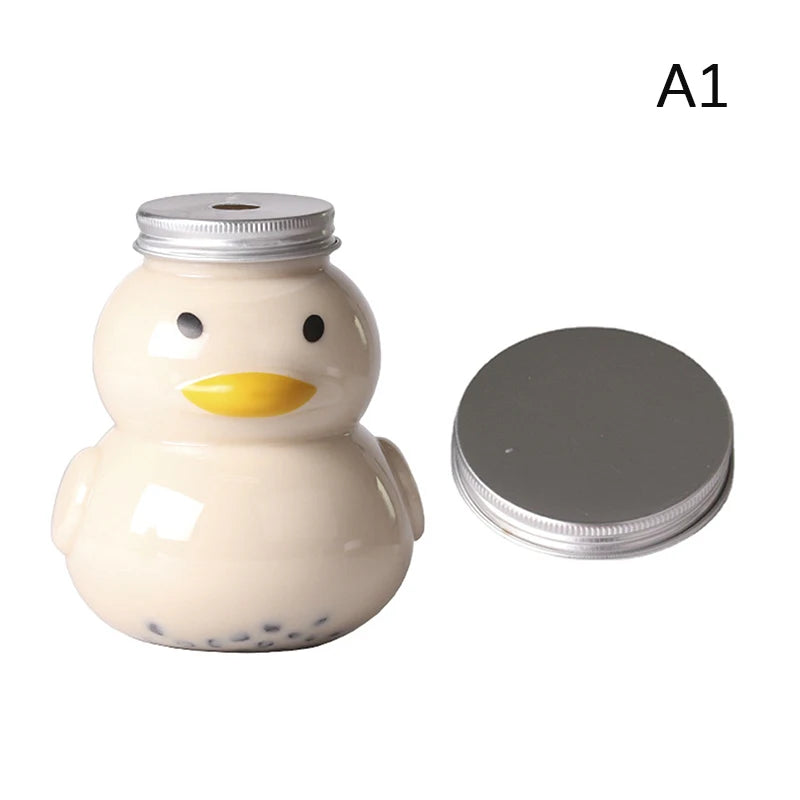 Transparent PET Juice Bottle Sealed Cap 350ml 500ml | Cold Drinks
