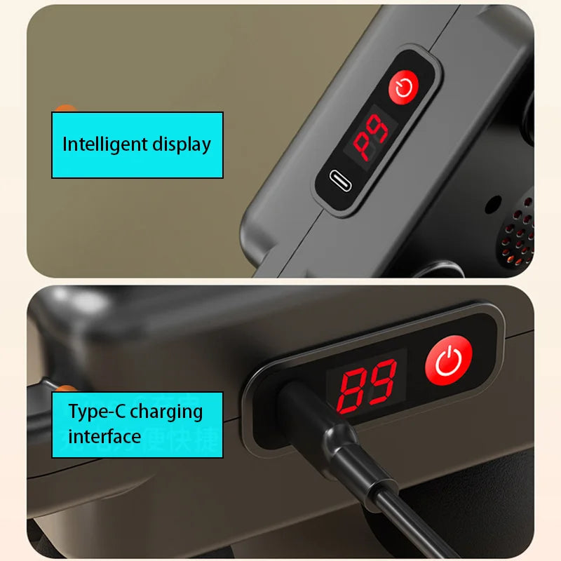 YUKUI Fascia Gun – 9-Speed High-Frequency Body Massage Gun
