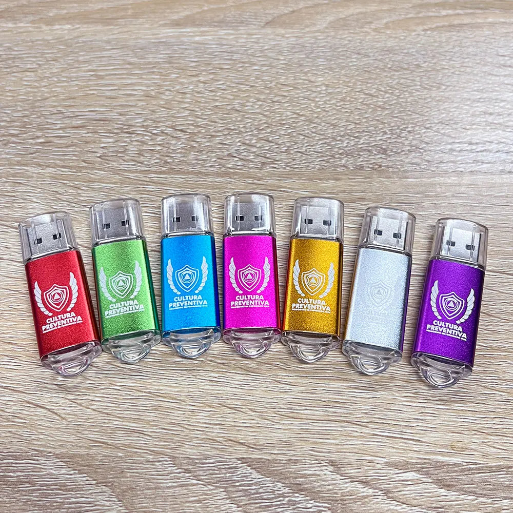 100-Pack Custom Logo Metal USB Flash Drives 4GB–128GB | Bulk USB Flash Drive PRIMED