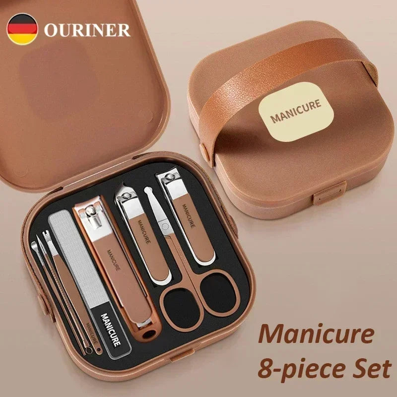 Stainless Steel Manicure Kit – Portable Nail Clipper Set Manicure Kit PRIMED