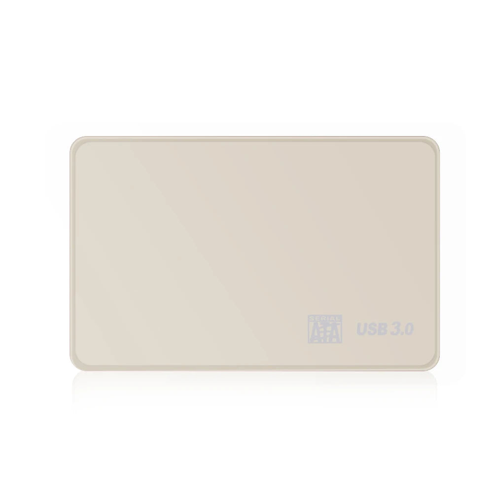 TISHRIC 2.5" SATA to USB 3.0 External Hard Drive Enclosure Hard Drive Enclosure PRIMED White China Mainland