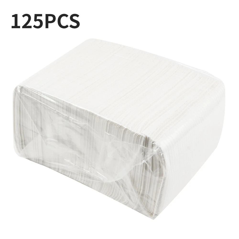 125pcs Disposable Nail Art Table Mats – Waterproof Manicure Pads