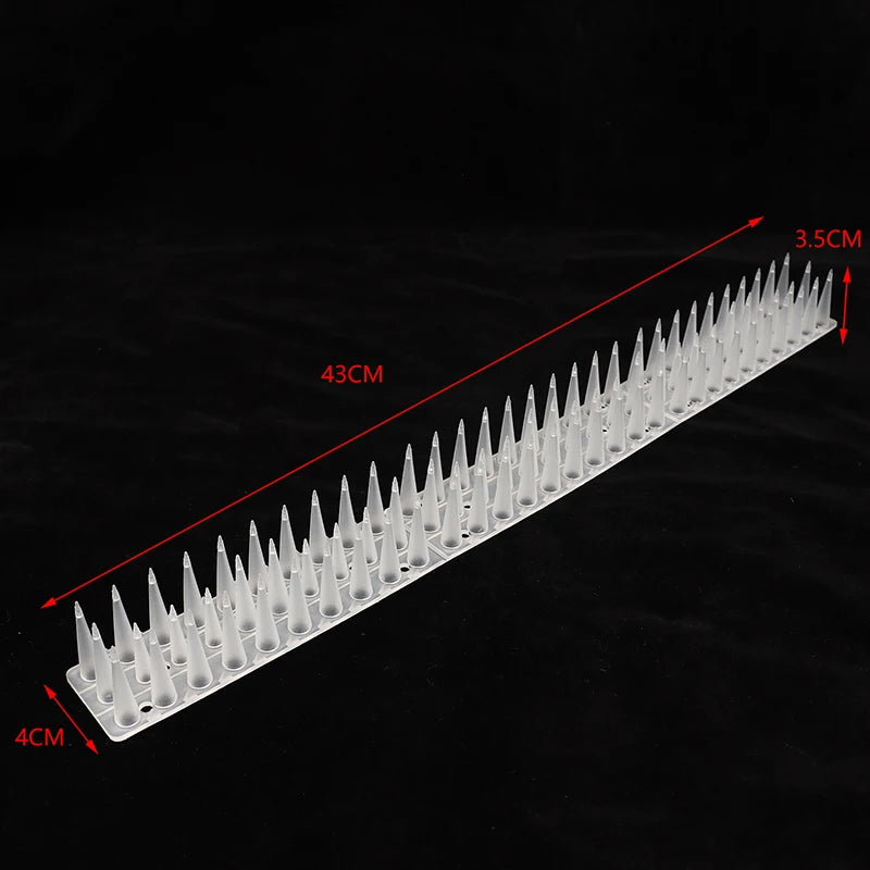 Transparent Plastic Bird & Cat Repellent Spikes | Garden Fence Bird Deterrent Spikes PRIMED