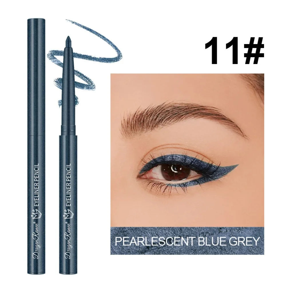 Waterproof Gel Eyeliner Pencil | Matte & Shimmer, 10 Colors