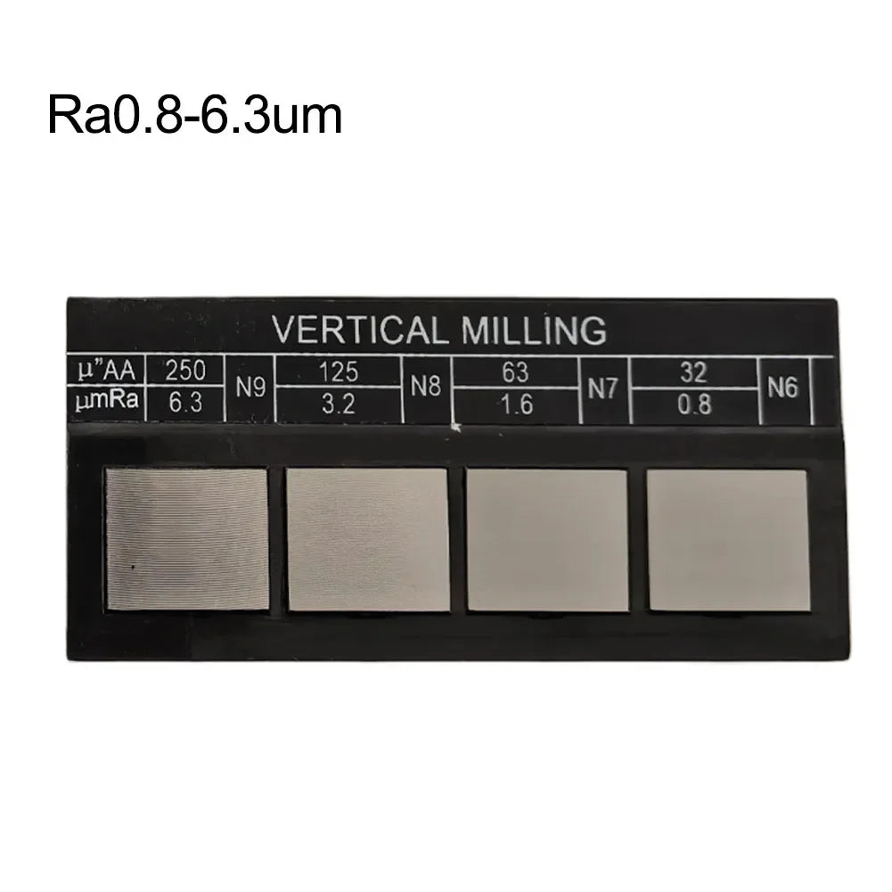 Surface Roughness Comparator Sample Block Set – Lathe & Milling