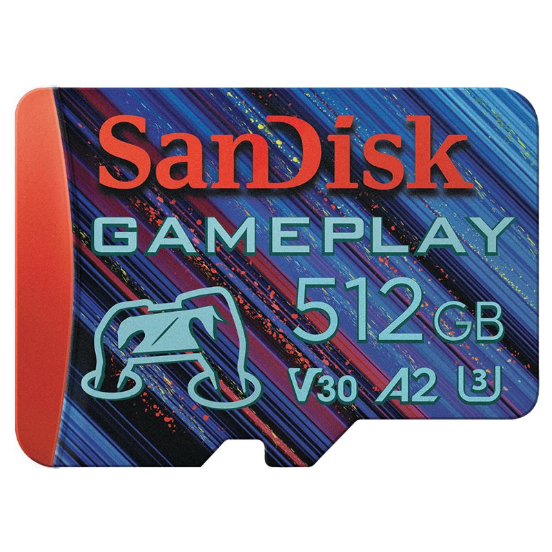 SanDisk Gameplay microSD Card 128GB–512GB | U3 V30 A2 Gaming Gaming Memory Card PRIMED 512GB
