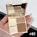 4-Color Highlight & Contour Palette – Matte Bronzer Blush Highlight Contour Palette PRIMED 02