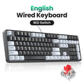 UGREEN 108-Key Mechanical Keyboard PBT Keycaps Red Switch Mechanical Keyboard PRIMED English Keyboard Red Switch China Mainland