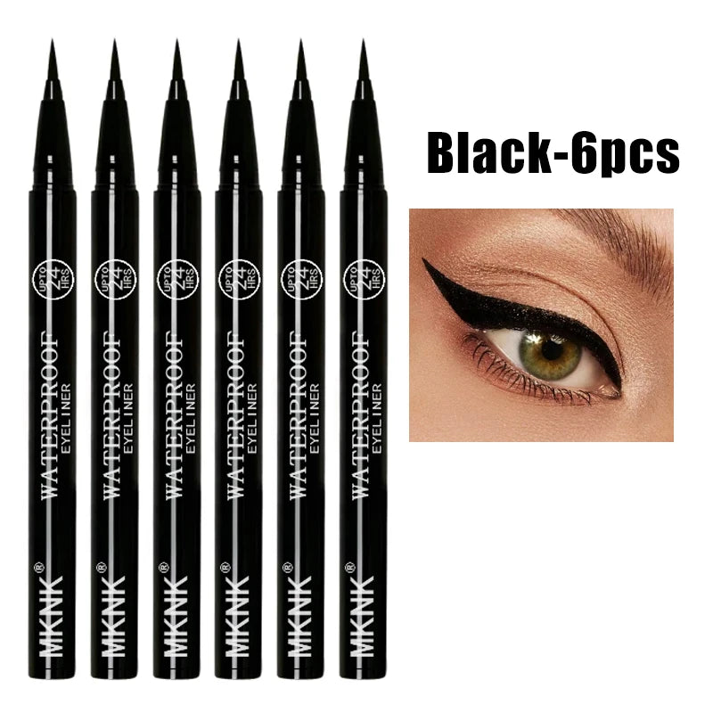 Waterproof Liquid Eyeliner Pen – Ultra-Fine Tip, High Pigment