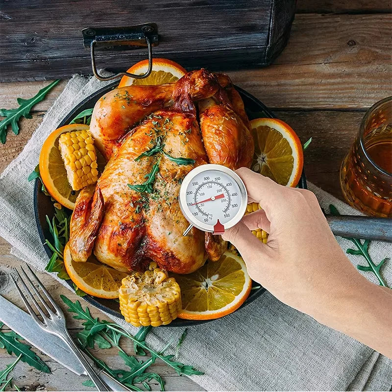Deep Fry Thermometer Instant Read Dial | Stainless Steel Stem Kitchen Thermometer PRIMED