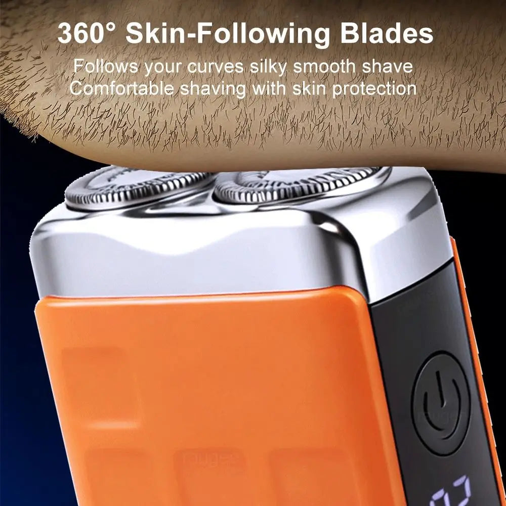Mini USB Rechargeable Electric Shaver – Wet & Dry Razor for Men