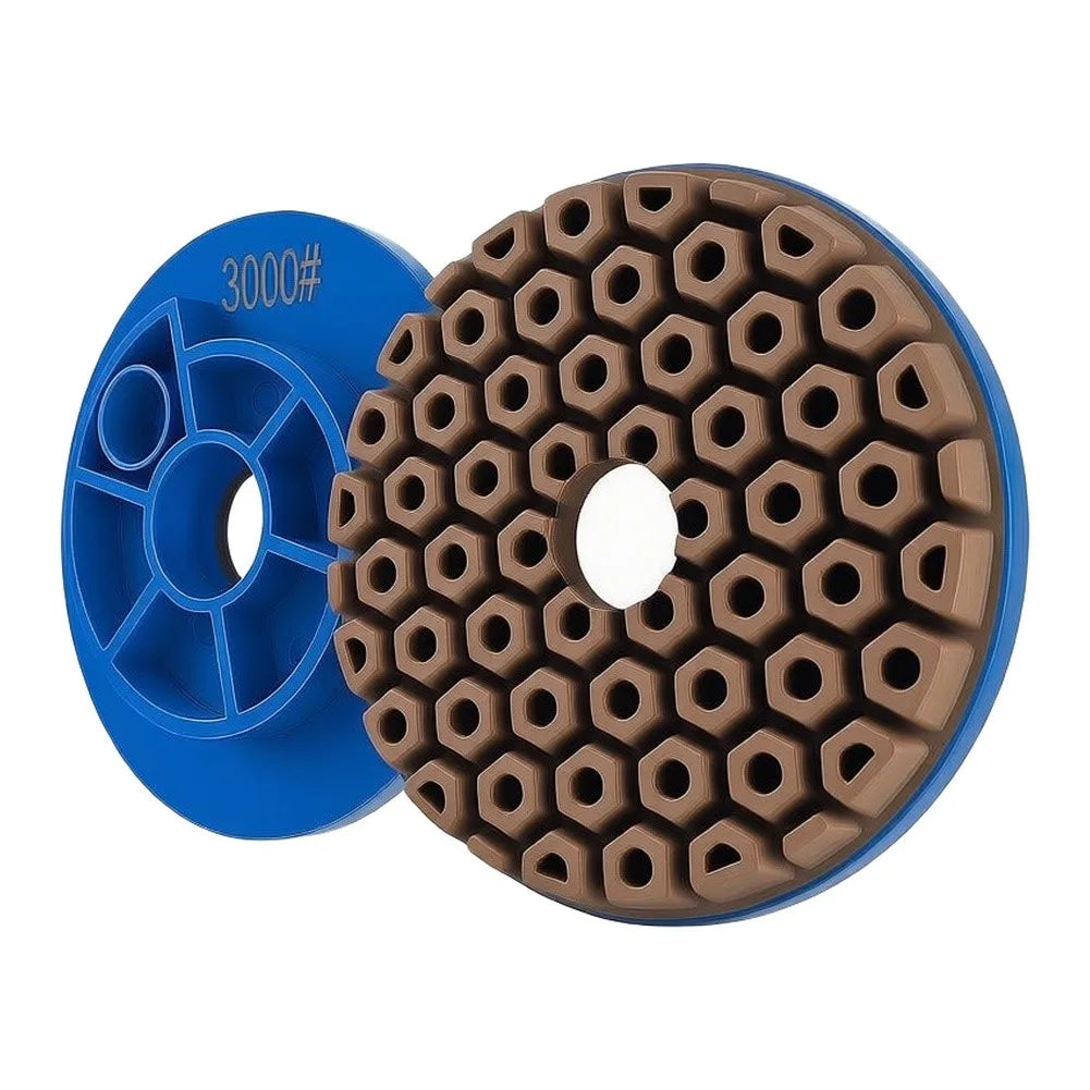 Snail Lock Wet Polishing Disc 10mm Segments – Marble & Granite