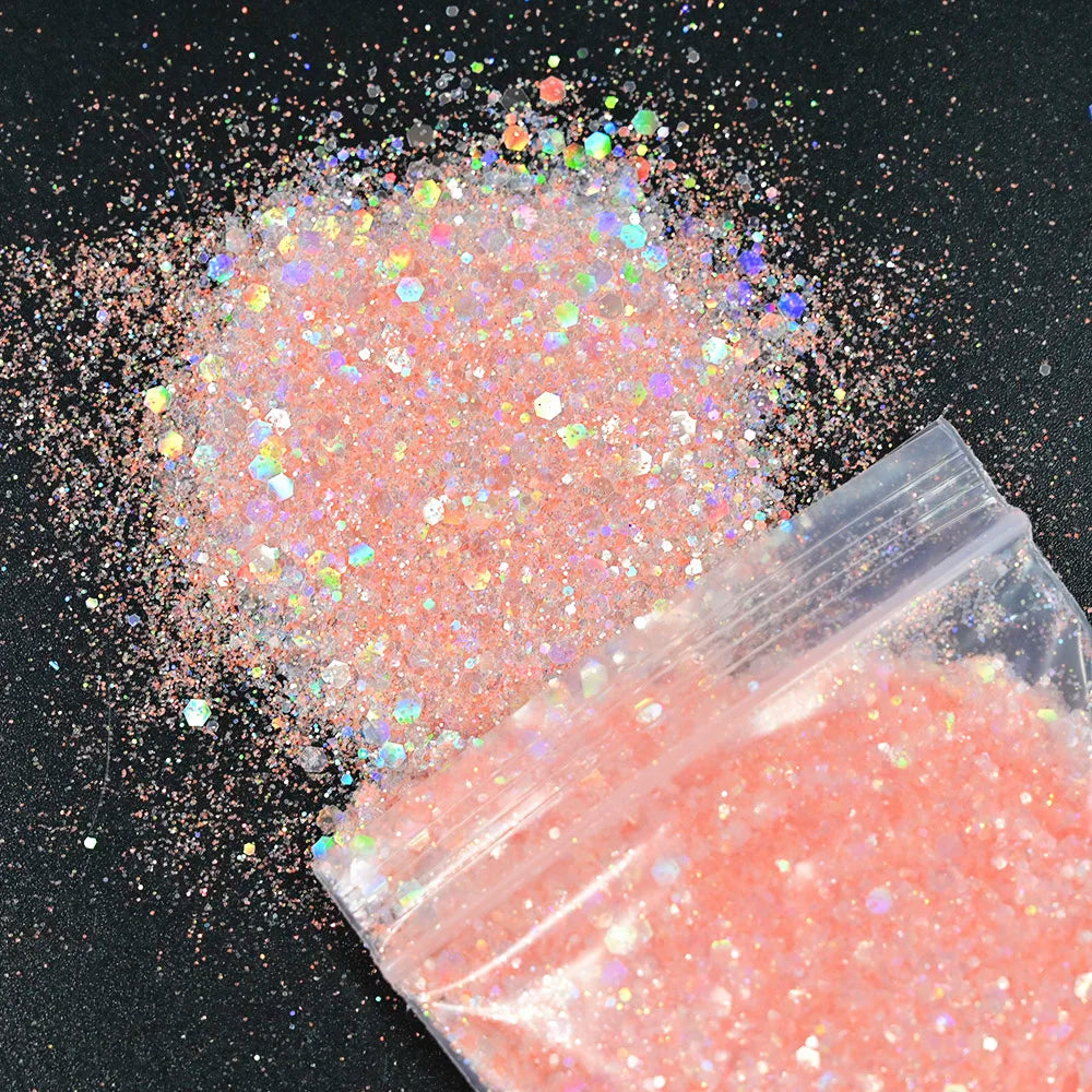 Mermaid Nail Art Glitter 50g – Chameleon Hexagon Sequins
