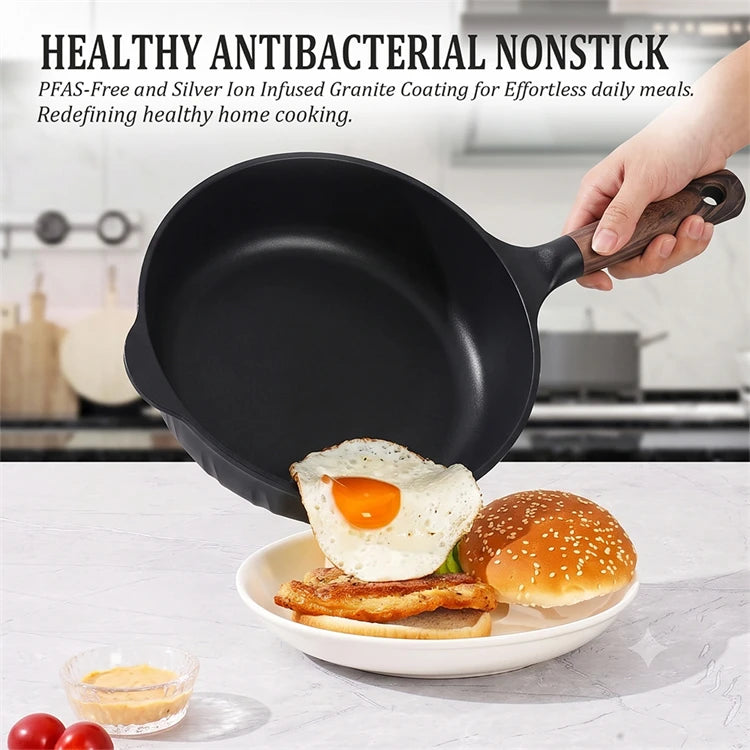 DONNOR 21-Piece Nonstick Ceramic Cookware Set | Induction Ready Cookware Set PRIMED