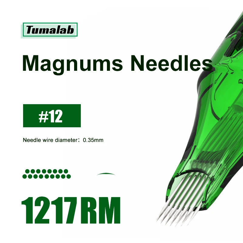 TUMAlab Tattoo Cartridge Needles – Sterilized 50+ Configs
