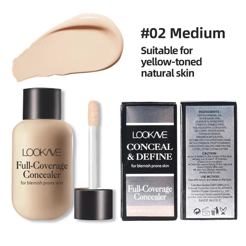 Lightweight Liquid Concealer – Waterproof & Long-Lasting
