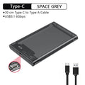 UTHAI TM05 USB 3.1 Type-C 2.5" Transparent HDD Enclosure HDD Enclosure PRIMED TM05-grey