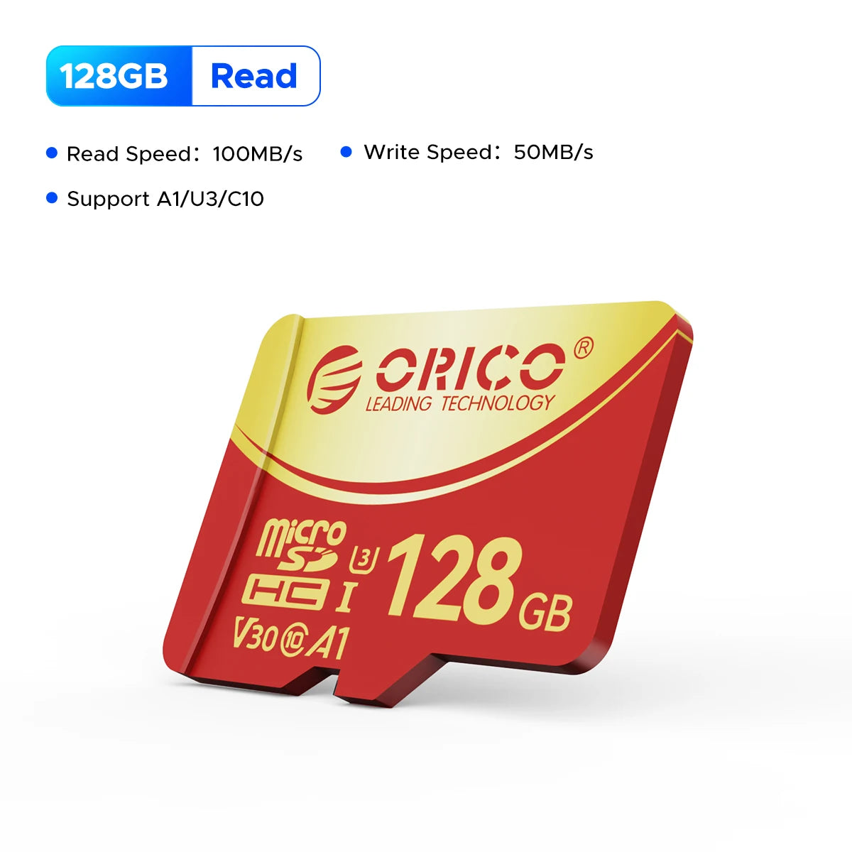 ORICO 256GB Micro SD Card 4K UHD 180MB/s A2 U3 V30 C10 Micro SD Card PRIMED 128 GB China Mainland