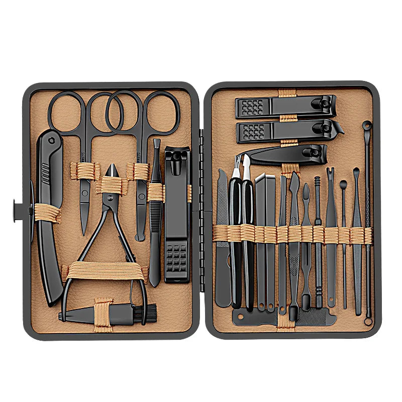 Stainless Steel Nail Clipper Set – Sharp Ergonomic Manicure Kit Nail Clipper Set PRIMED