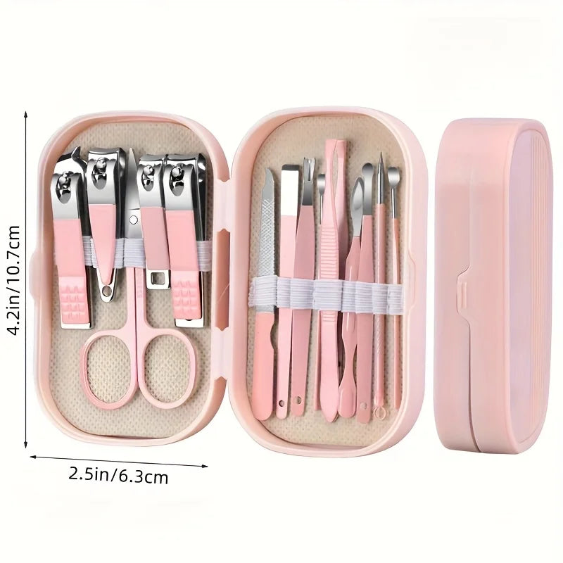 Stainless Steel Nail Clipper Set with Storage | Manicure Kit Nail Clipper Set PRIMED