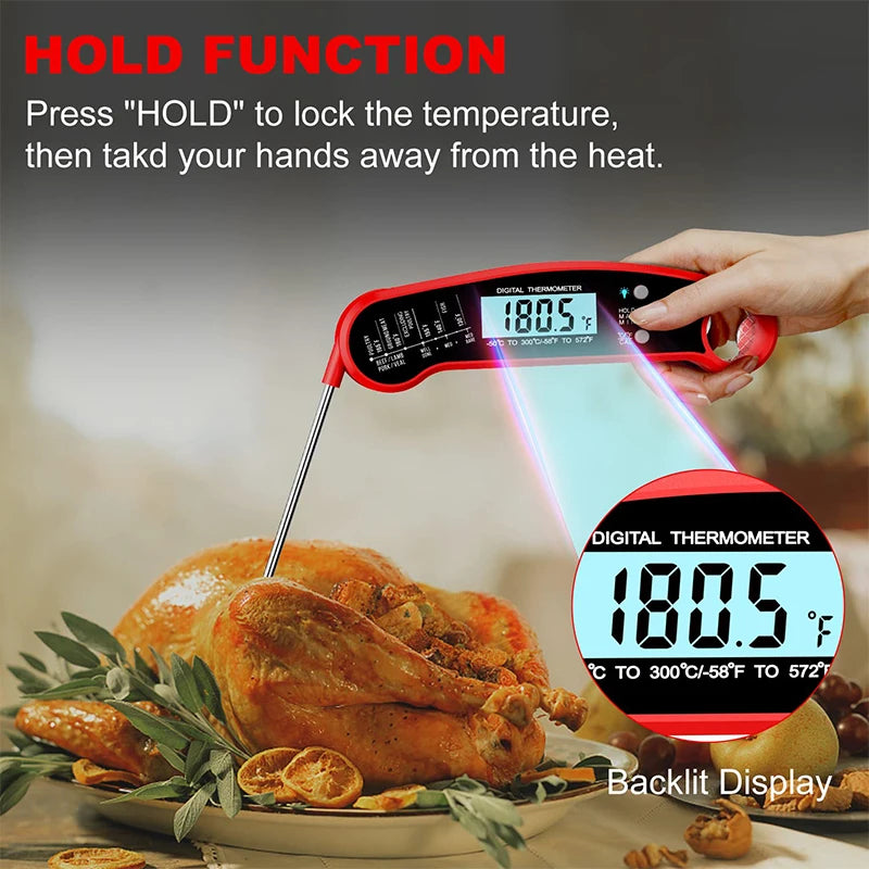 LMETJMA Instant Read Digital Meat Thermometer | JT124 Meat Thermometer PRIMED
