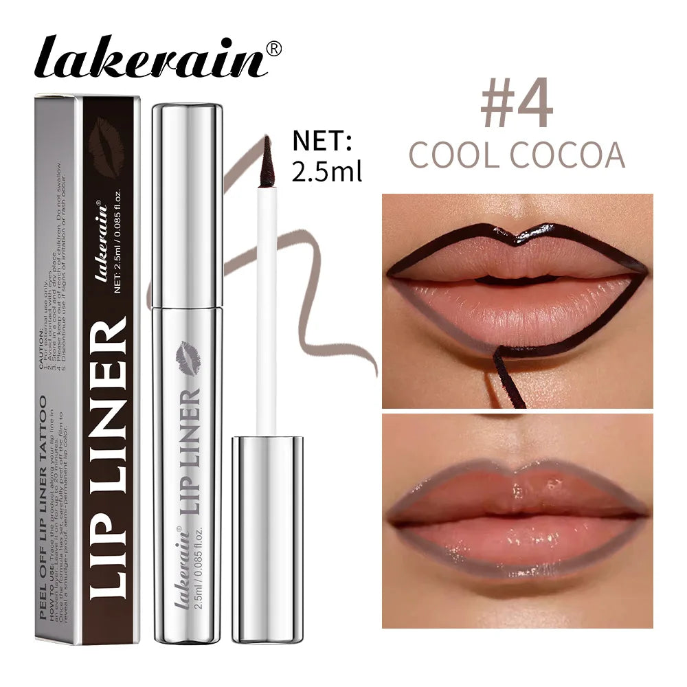 Peel Off Matte Lip Liner Pencil – Waterproof & Long Lasting Lip Liner Pencil PRIMED 04 2