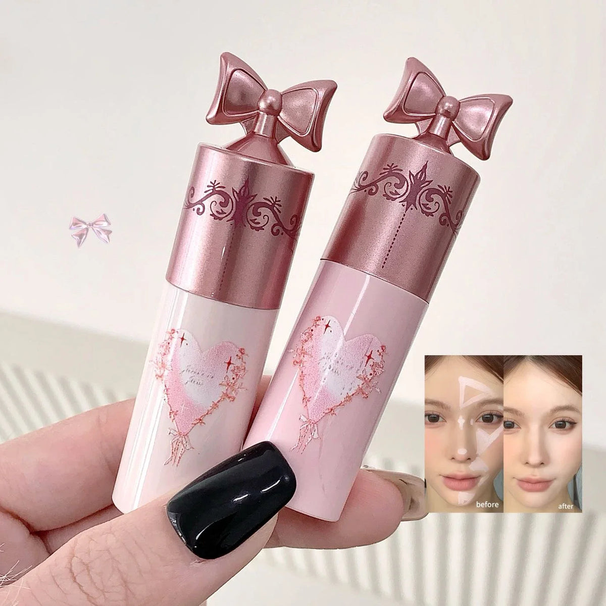 DAIMANPU Pink Brightening Waterproof Liquid Concealer Stick