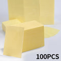 100Pcs Lint-Free Nail Wipes for UV Gel Polish Removal – 5 Colors