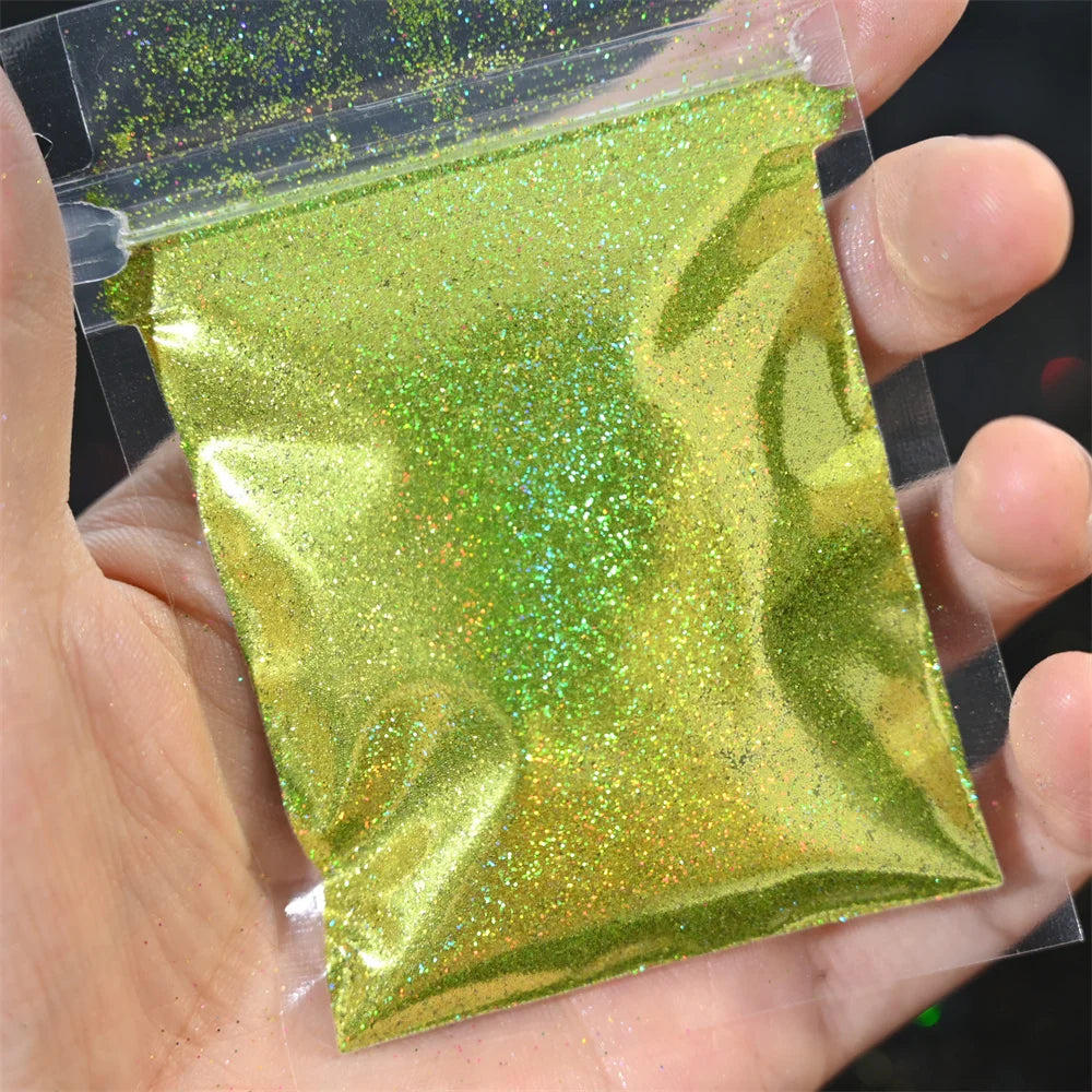 Ultra Fine Holographic Nail Glitter Powder 0.2mm | 5/10g Bulk