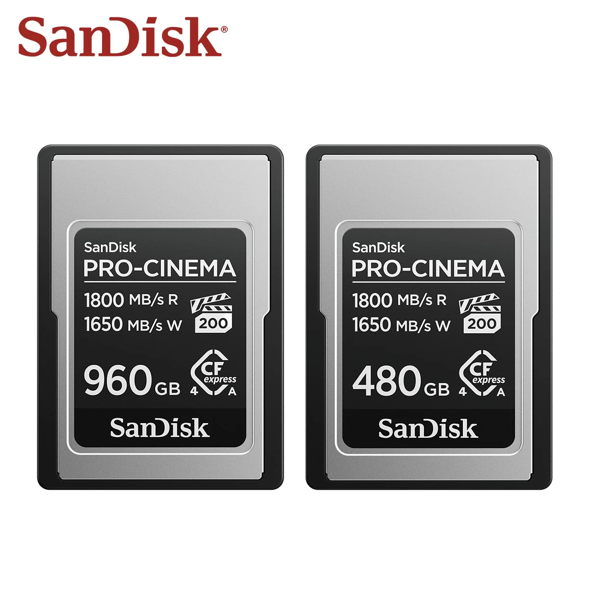 SanDisk PRO-Cinema CFexpress Type A 480GB/960GB – 8K Card CFexpress Memory Card PRIMED