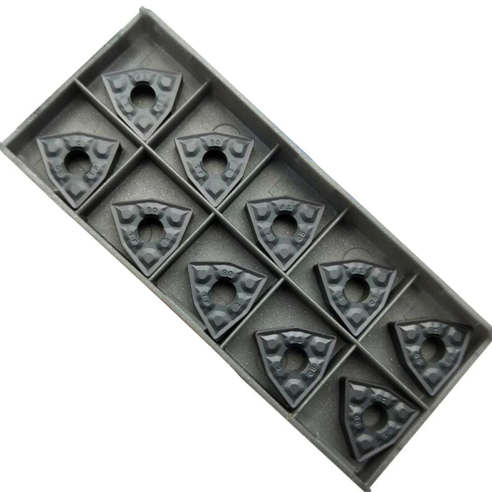 WNMG080408-TF Carbide Inserts 10 Pcs | Cast Iron Semi-Finishing Carbide Turning Insert PRIMED