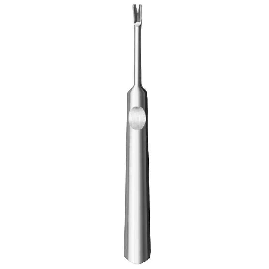 V-Shaped Stainless Steel Cuticle Pusher & Nail Scrubber Tool