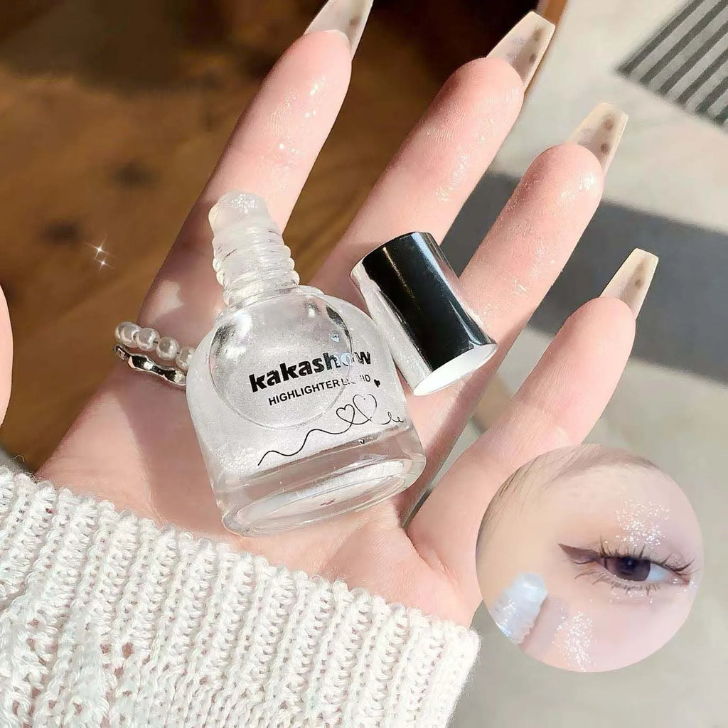 Kakashow Liquid Highlighter – Sparkling Glitter Face & Body Liquid Highlighter PRIMED
