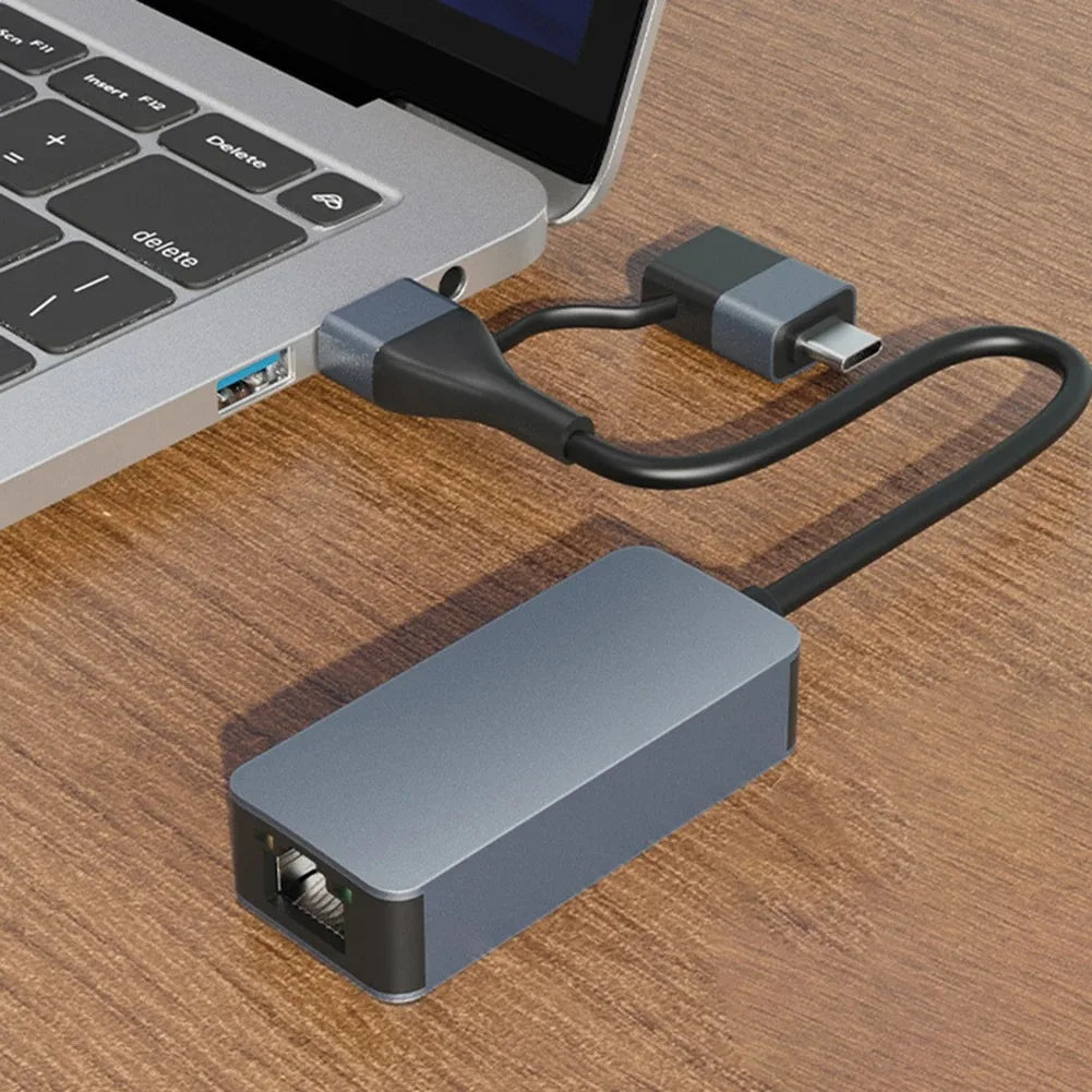USB-C to 2.5G RJ45 Ethernet Adapter | 2500Mbps LAN Converter USB Ethernet Adapter PRIMED