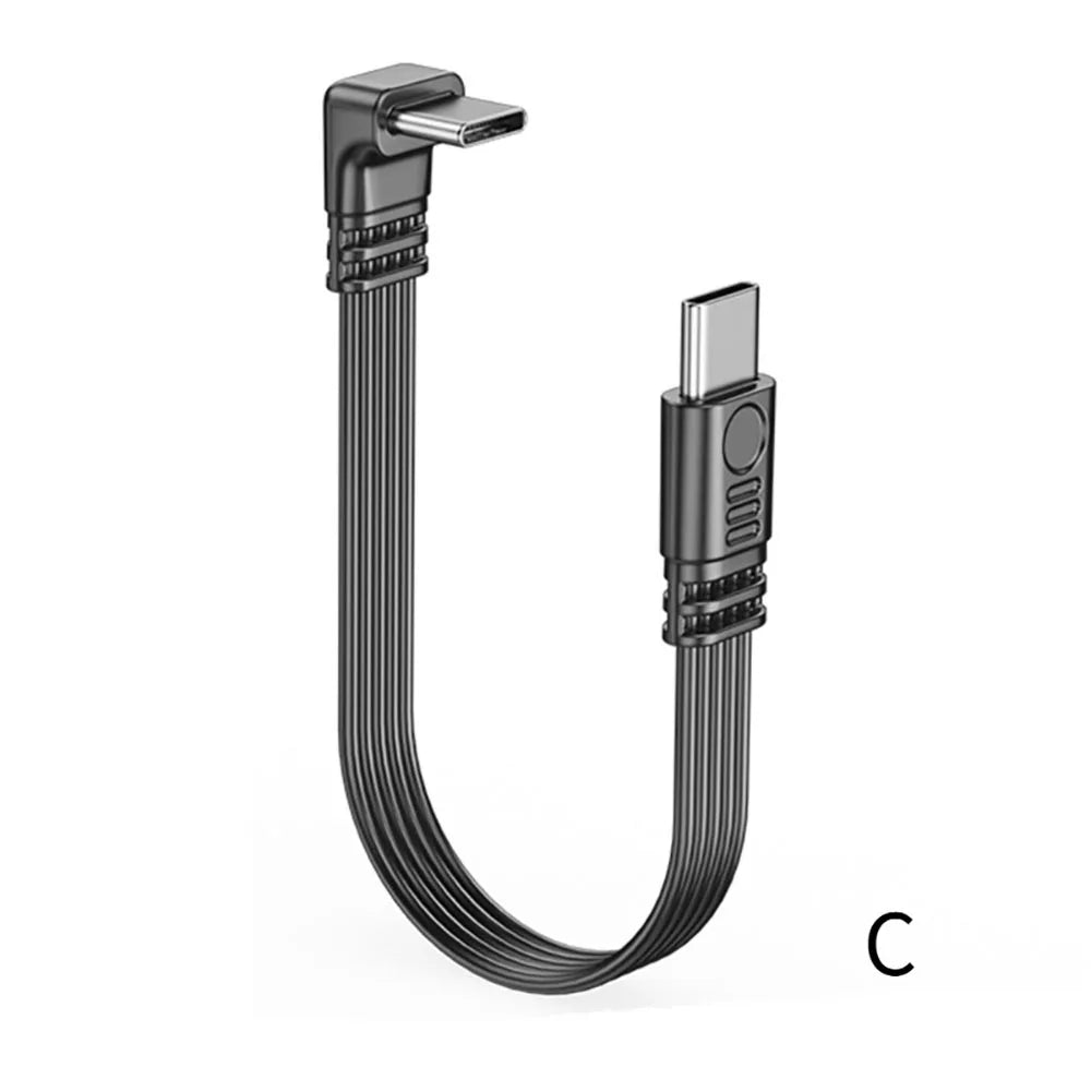 USB-C 90° Elbow Extension Cable – 45W & 480Mbps Data USB-C Extension Cable PRIMED L male to I male 30CM