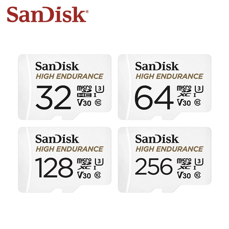 SanDisk High Endurance microSD Card V30 U3 C10 | 32–256GB