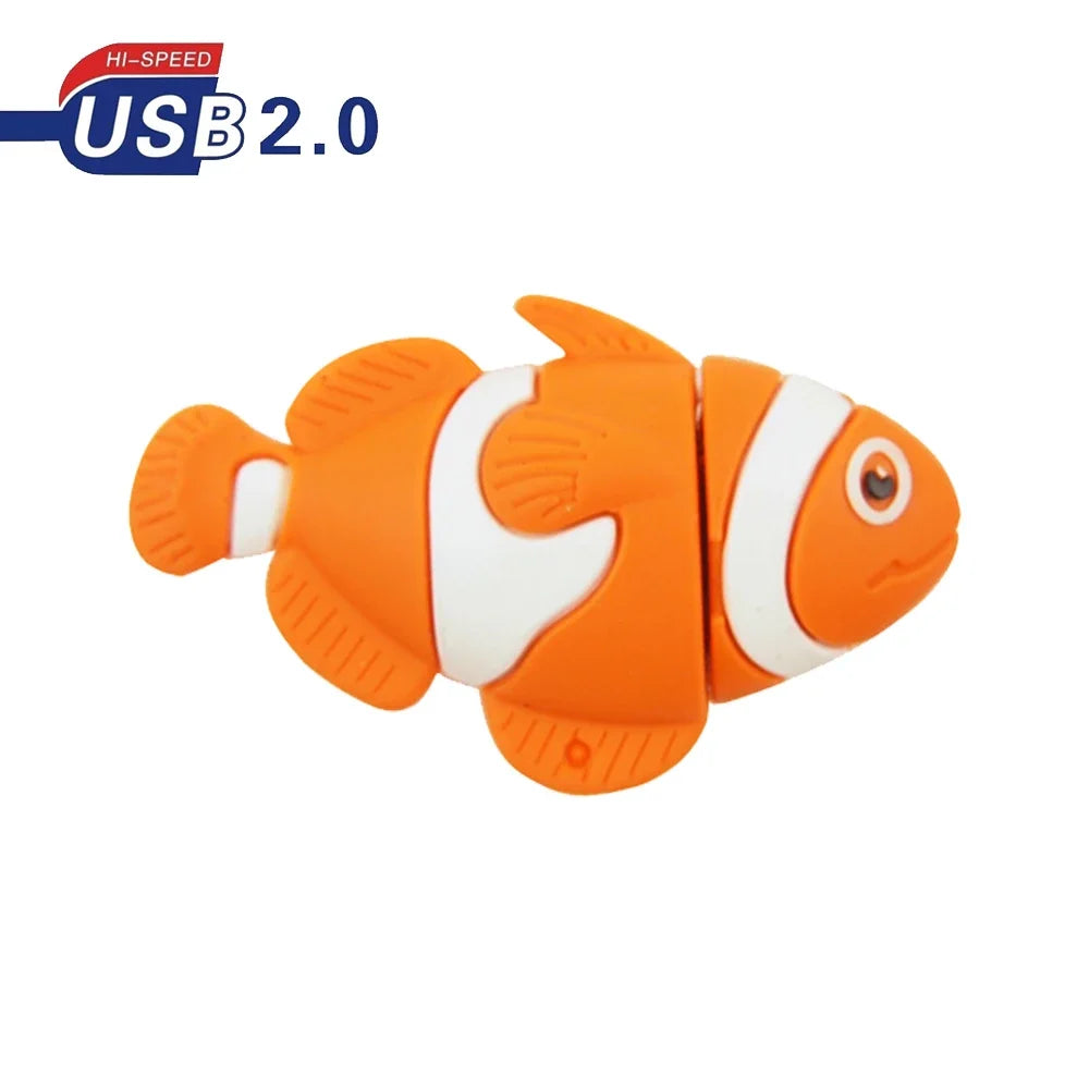 Cute Animal USB Flash Drive Turtle Fish Dolphin 4GB–128GB Novelty USB Flash Drive PRIMED 8 GB Style6