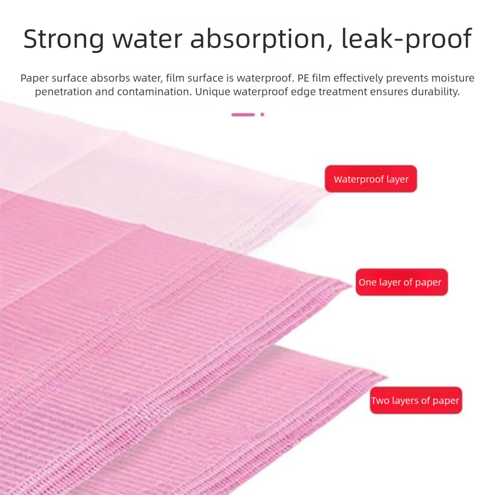 Disposable Nail Art Table Mat – Double Layer 50 Pack Nail Art Mat PRIMED