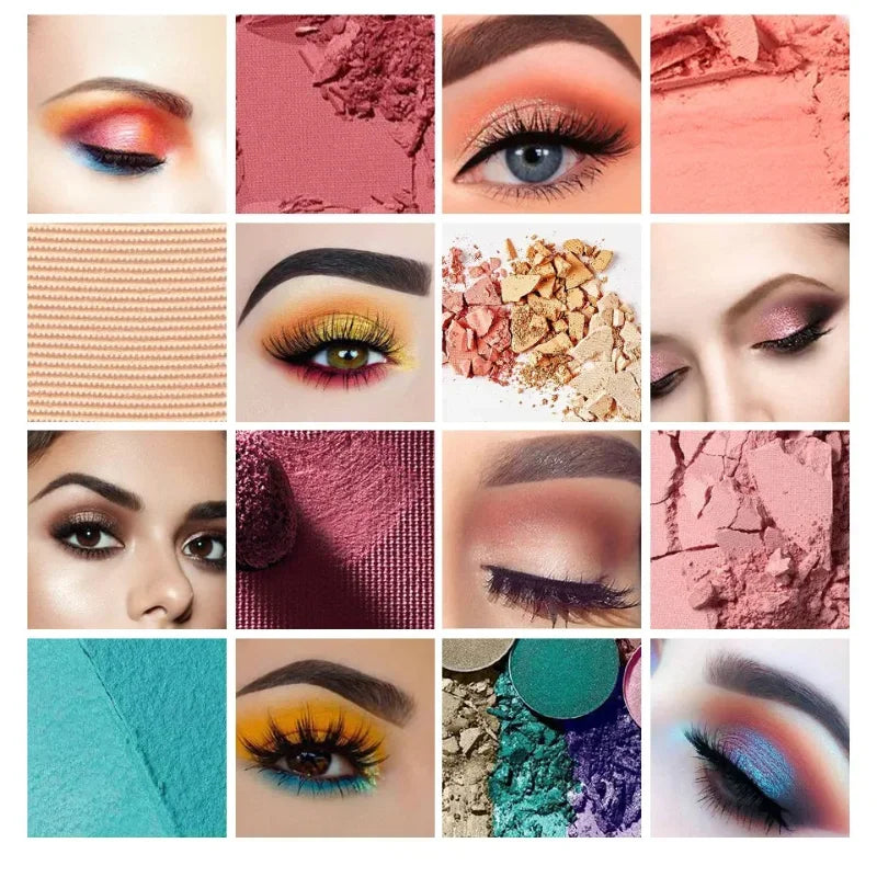 40-Color Eyeshadow Palette – Matte, Glitter & Shimmer Nudes Eyeshadow Palette PRIMED