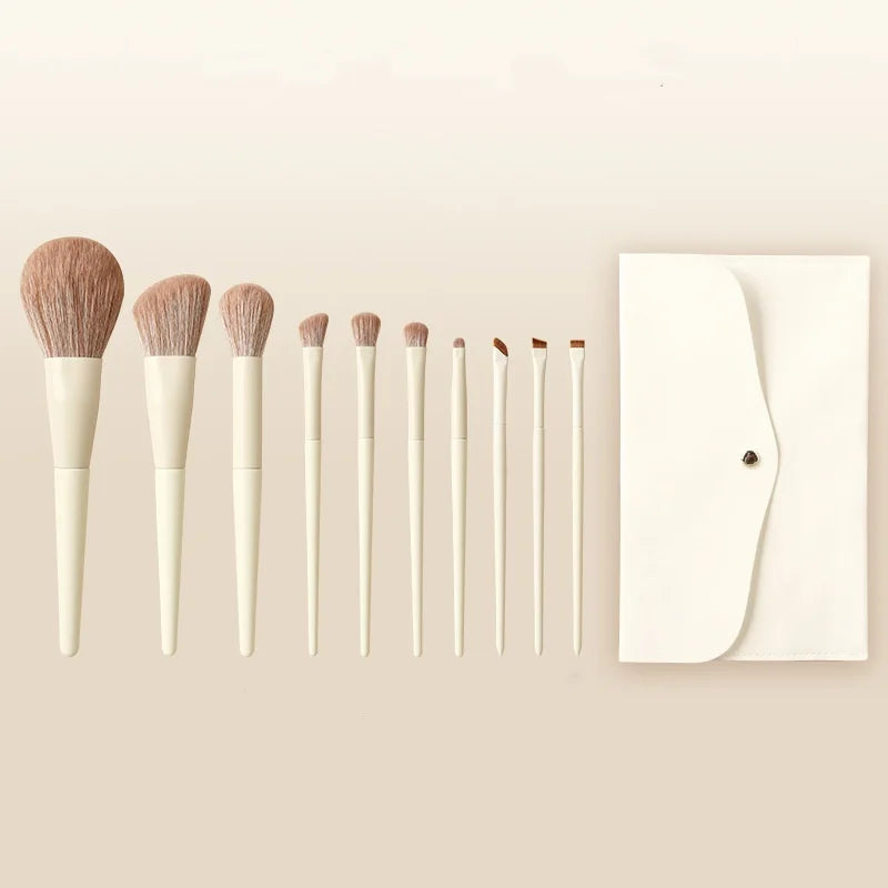 12-Piece Makeup Brush Set – Face & Eye Beauty Tools