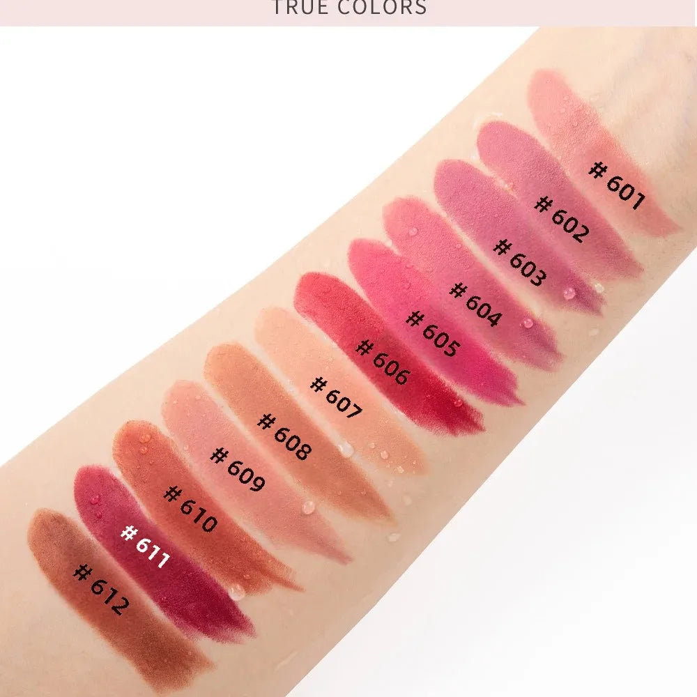 HANDAIYAN Matte Nude Lipstick – Velvet Waterproof Formula Matte Lipstick PRIMED