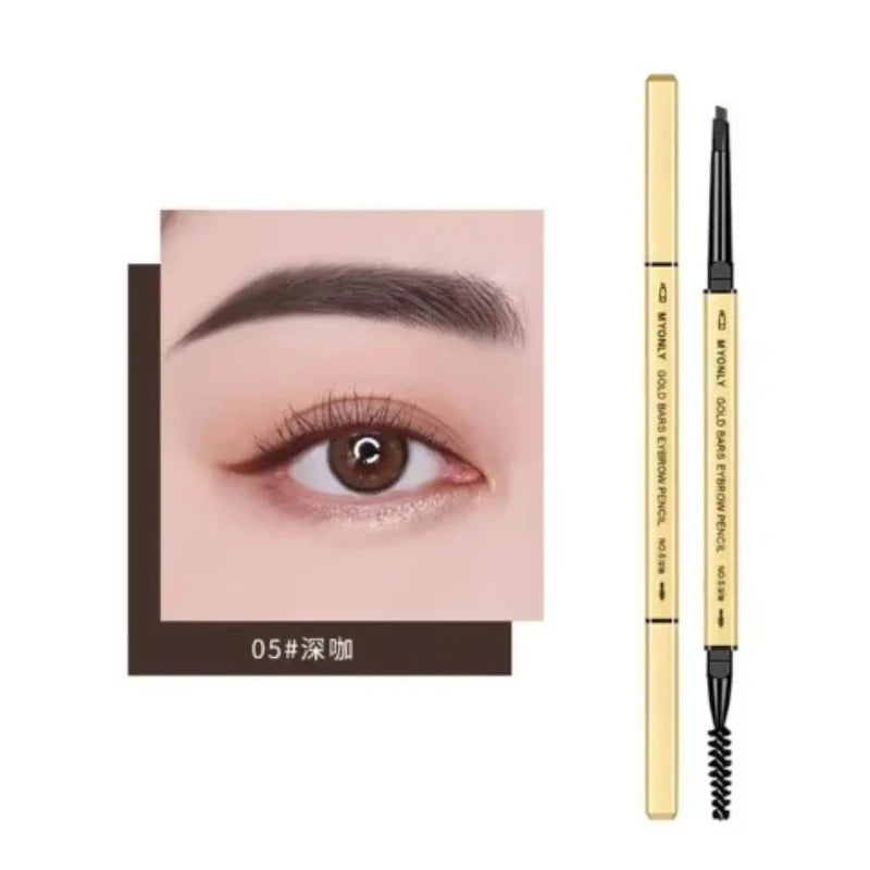 Blana Waterproof Eyebrow Pencil with Brush – 24Hr Wear Eyebrow Pencil PRIMED