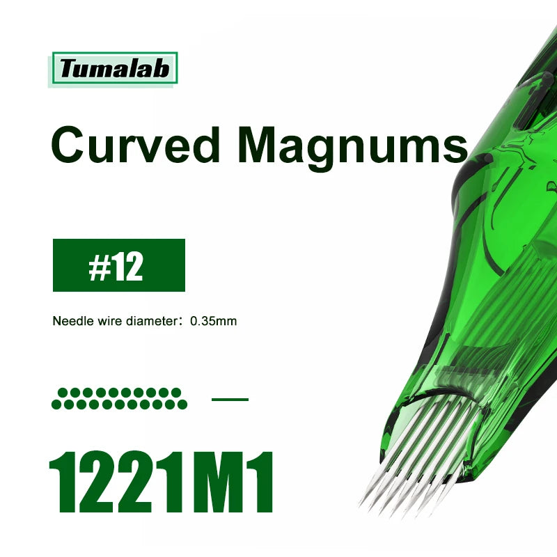 TUMAlab Tattoo Cartridge Needles – Sterilized 50+ Configs