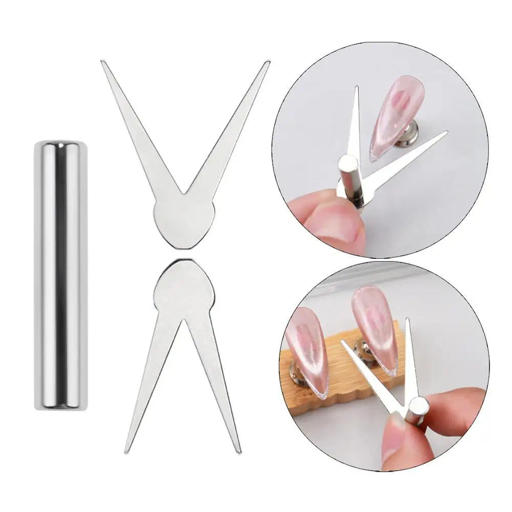V-Shaped Cat Eye Nail Magnet Tool | Pen Magnetic Stick