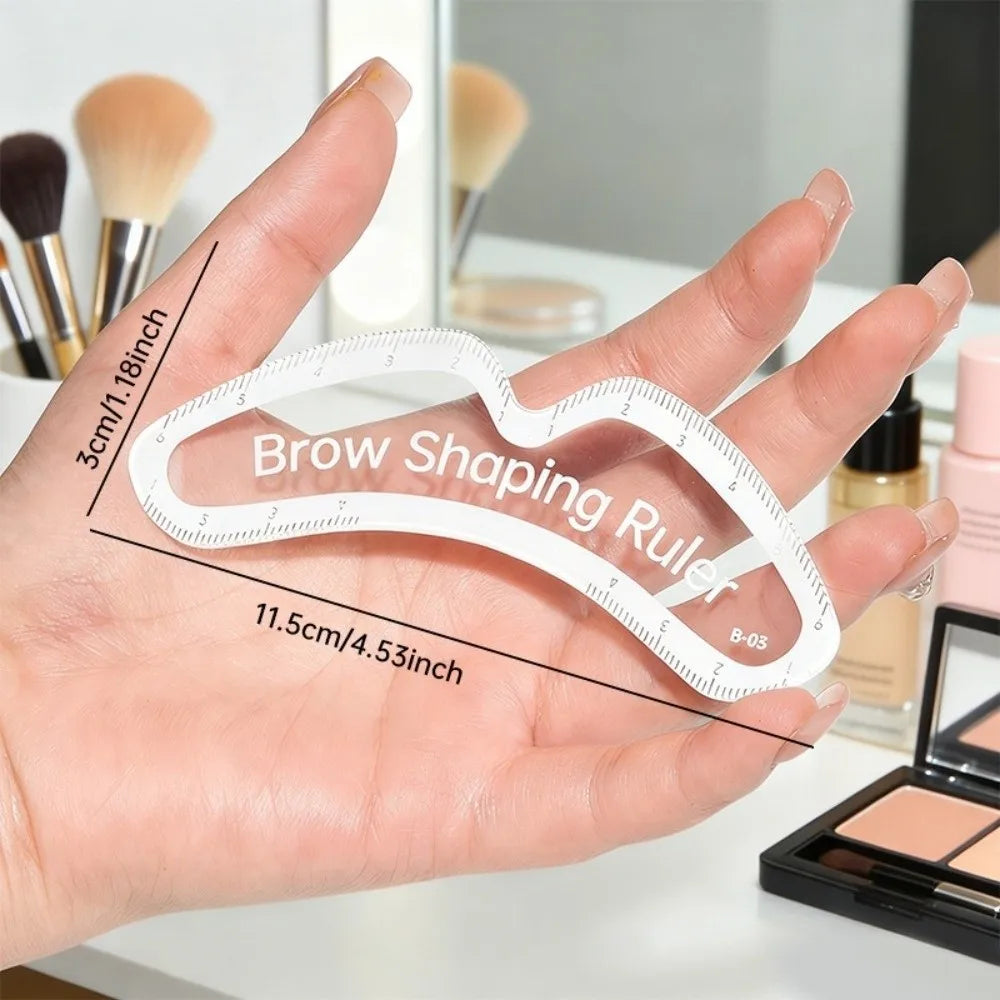 Eyebrow Mapping Ruler – Microblading Brow Shaping Stencil Eyebrow Mapping Ruler PRIMED