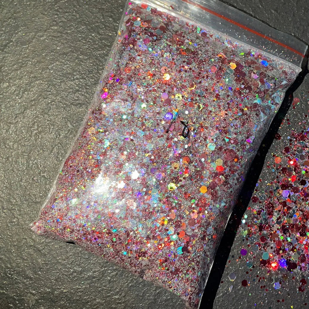 MAFANAILS 20g Diamond Pigment Nail Glitter Powder – 6 Colors
