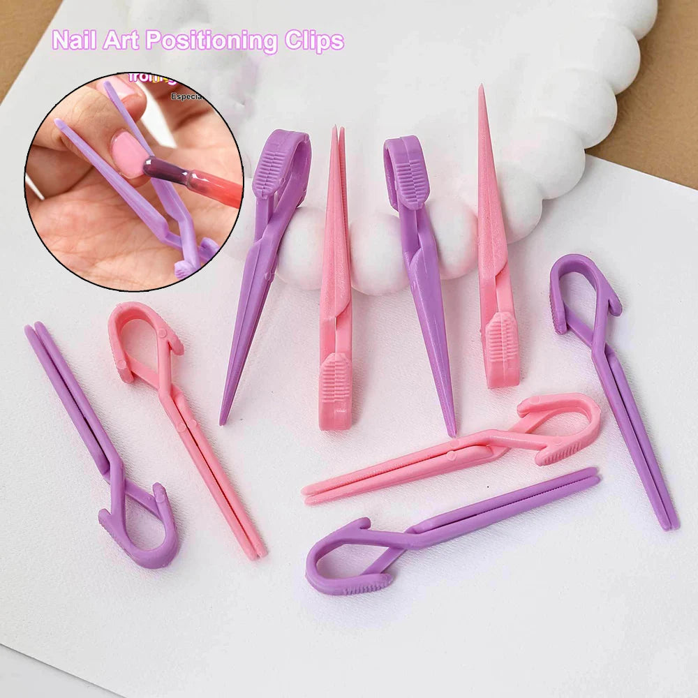 Nail Polish Protector Clips – Anti-Spill Positioning Clips